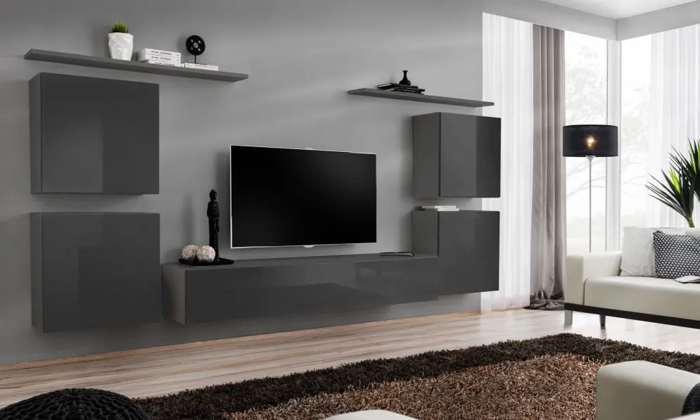 Meblościanka SWITCH IV siedmio-elementowa firmy ASM | MIRAT.  kolekcja SWITCH