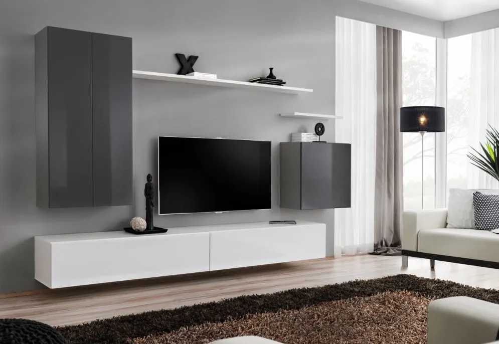 Meblościanka SWITCH II w stylu nowoczesnym do salonu | MIRAT. kolekcja SWITCH