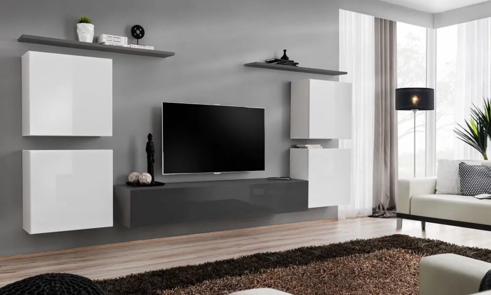 Meblościanka SWITCH IV siedmio-elementowa firmy ASM | MIRAT.  kolekcja SWITCH