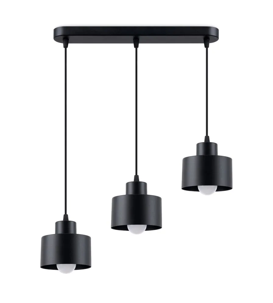 Lampa wisząca SAVAR 3 czarna | sklep MIRAT kolekcja savar