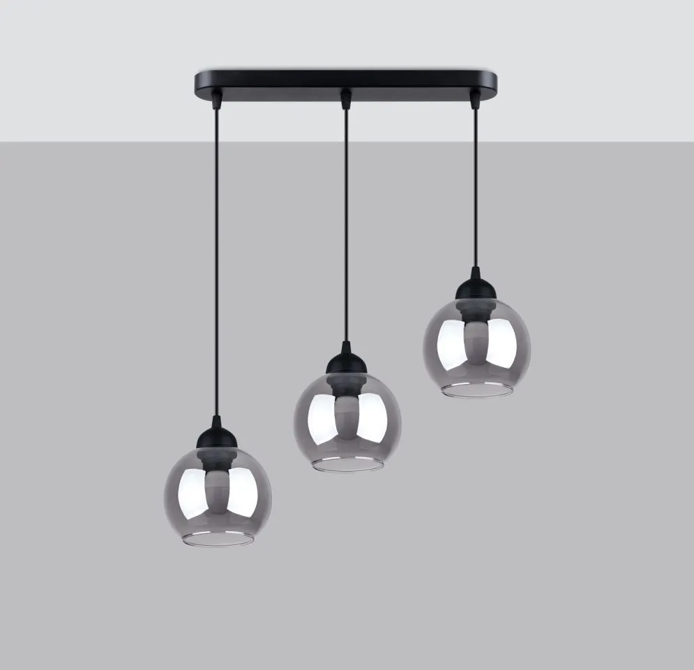 Lampa wisząca ALINO 3 czarna | sklep MIRAT kolekcja alino