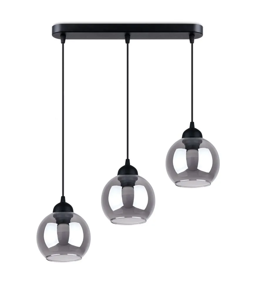 Lampa wisząca ALINO 3 czarna | sklep MIRAT kolekcja alino