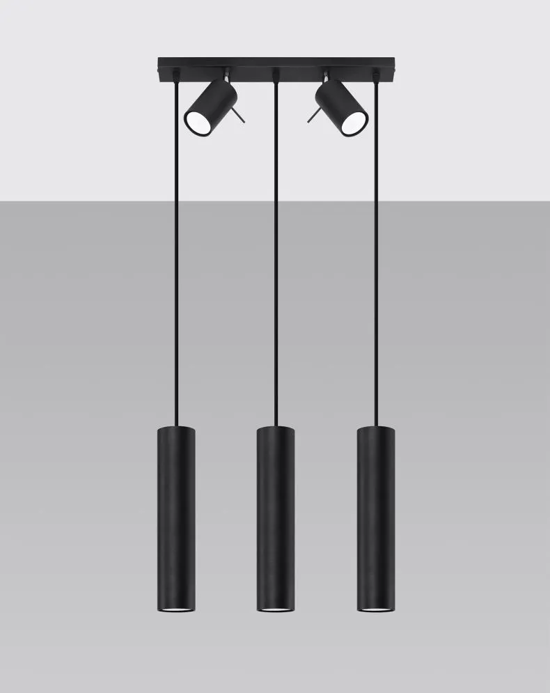 Lampa wisząca RING 3 czarny | sklep MIRAT kolekcja ring