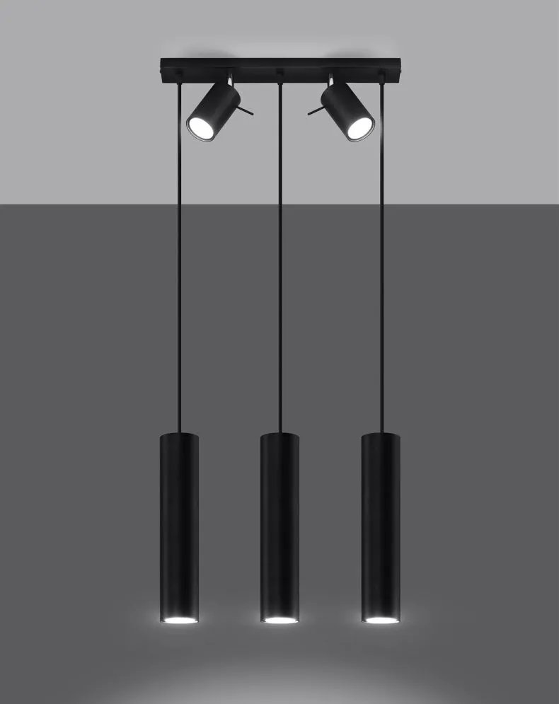 Lampa wisząca RING 3 czarny | sklep MIRAT kolekcja ring