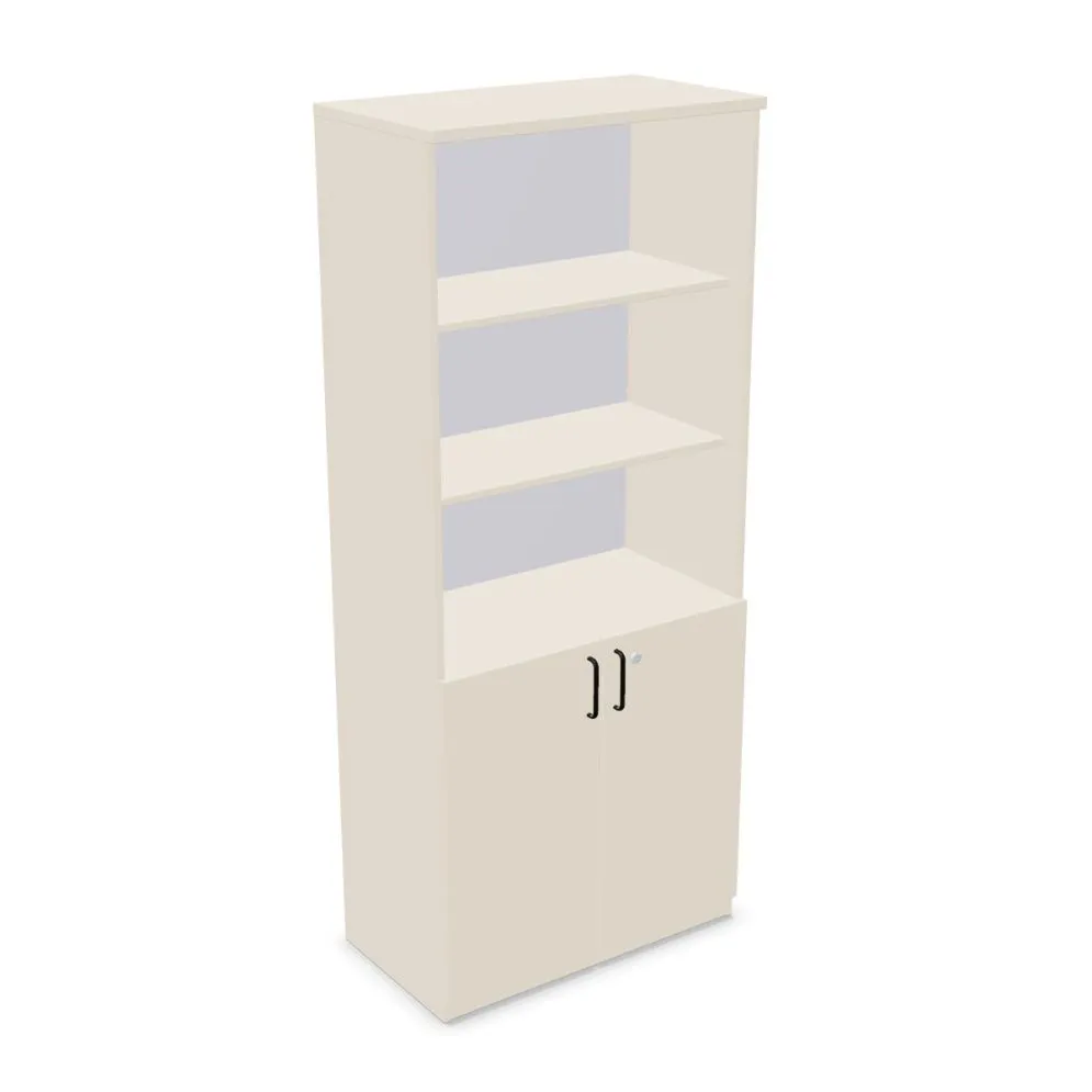 Regał biurowy EASY SPACE CABINET HO 5-OH 80cm kaszmirowy zamykany I sklep meblowy MIRAT.