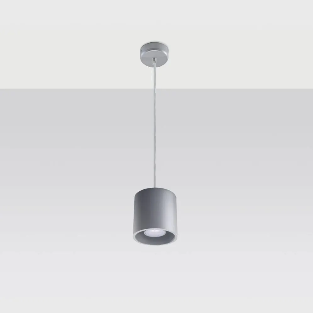 Lampa wisząca ORBIS 1 szary | sklep MIRAT kolekcja orbis