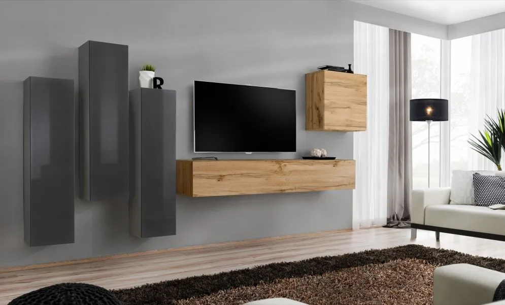 Meblościanka SWITCH III nowoczesna do salonu | MIRAT. kolekcja SWITCH