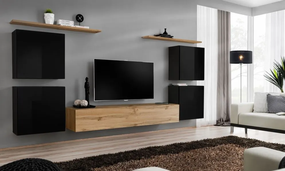 Meblościanka SWITCH IV siedmio-elementowa firmy ASM | MIRAT.  kolekcja SWITCH