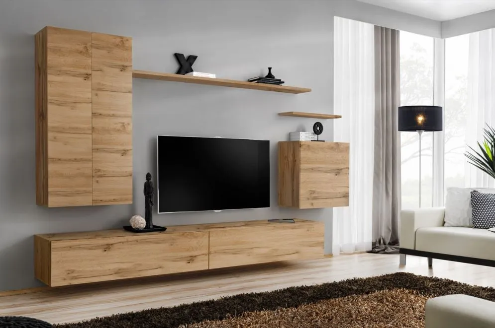 Meblościanka SWITCH II w stylu nowoczesnym do salonu | MIRAT. kolekcja SWITCH