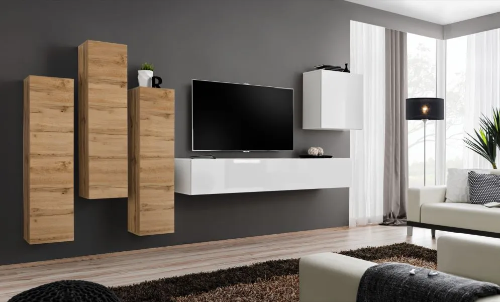 Meblościanka SWITCH III nowoczesna do salonu | MIRAT. kolekcja SWITCH