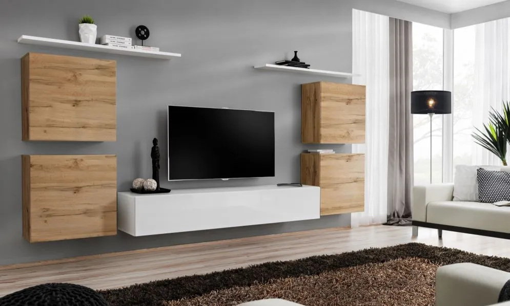 Meblościanka SWITCH IV siedmio-elementowa firmy ASM | MIRAT.  kolekcja SWITCH