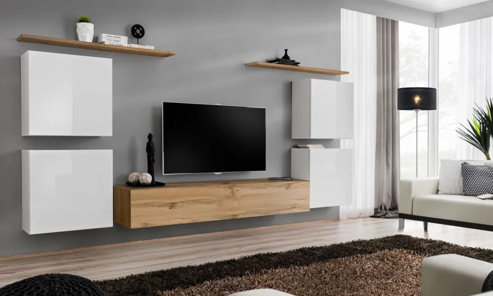 Meblościanka SWITCH IV siedmio-elementowa firmy ASM | MIRAT.  kolekcja SWITCH