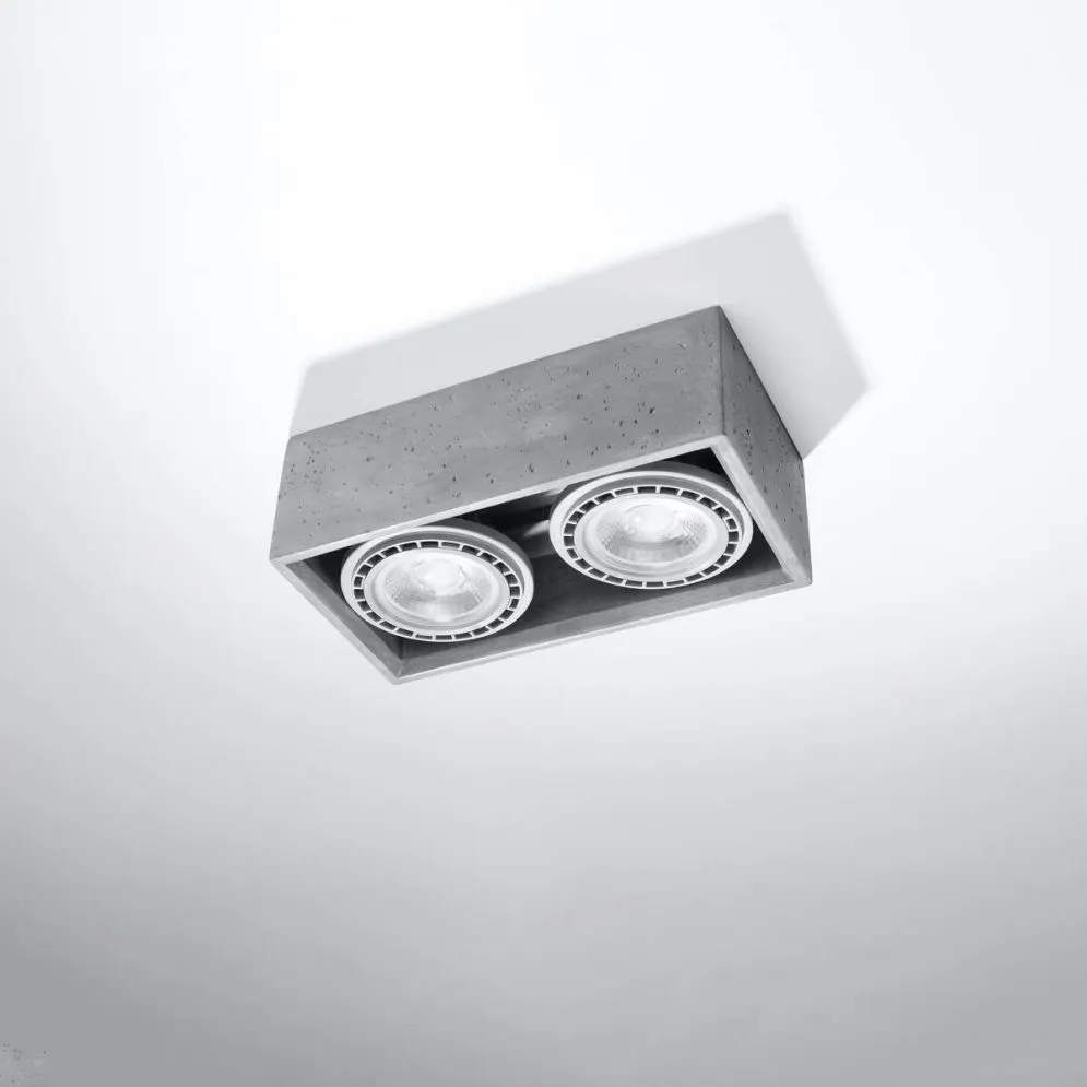 Plafon QUATRO 2 beton | sklep MIRAT kolekcja quatro