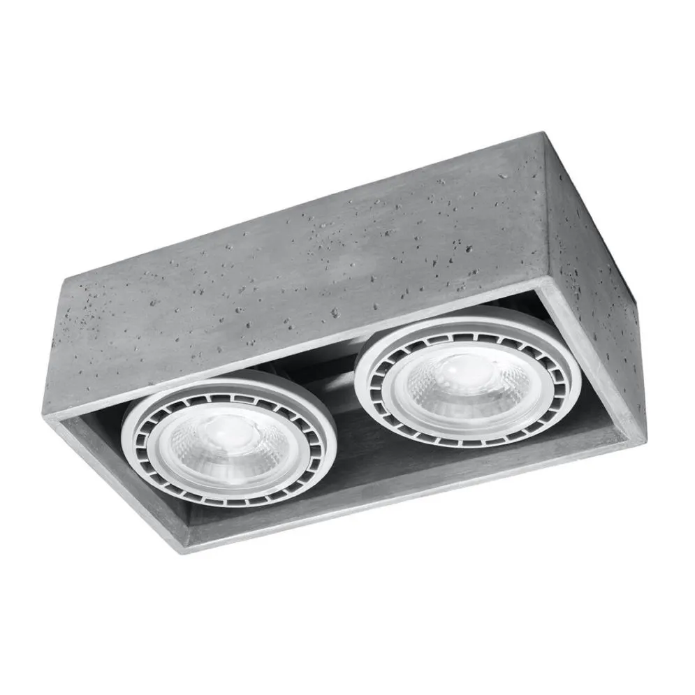 Plafon QUATRO 2 beton | sklep MIRAT kolekcja quatro