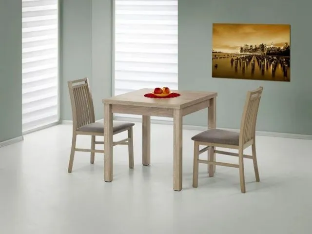 Stół GRACJAN 80(160)x80 dąb sonoma rozkładany | MIRAT. w stylu kolekcja