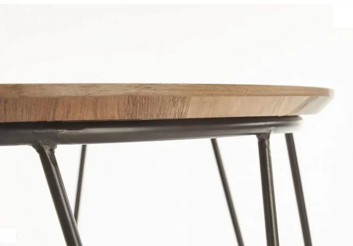 Ława NUBIRA do salonu orzech czarny | MIRAT. styl LOFT