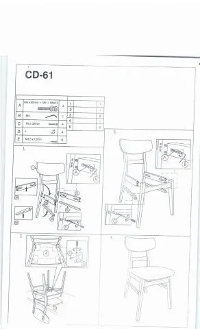 instrukcja montażu krzesła CD-61