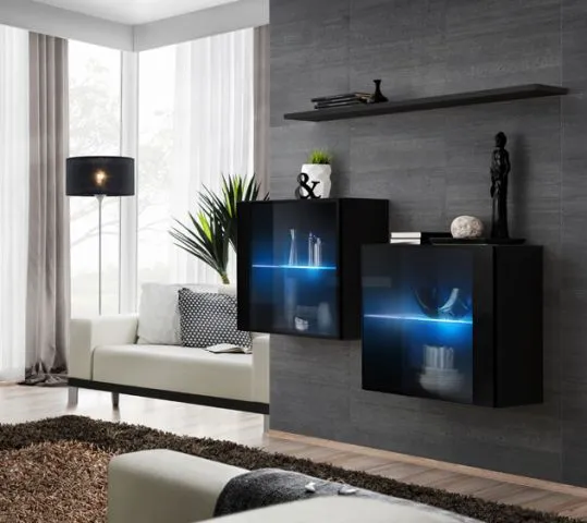 Meblościanka SWITCH SB 3 z podświetleniem LED | MIRAT. w stylu kolekcja SWITCH
