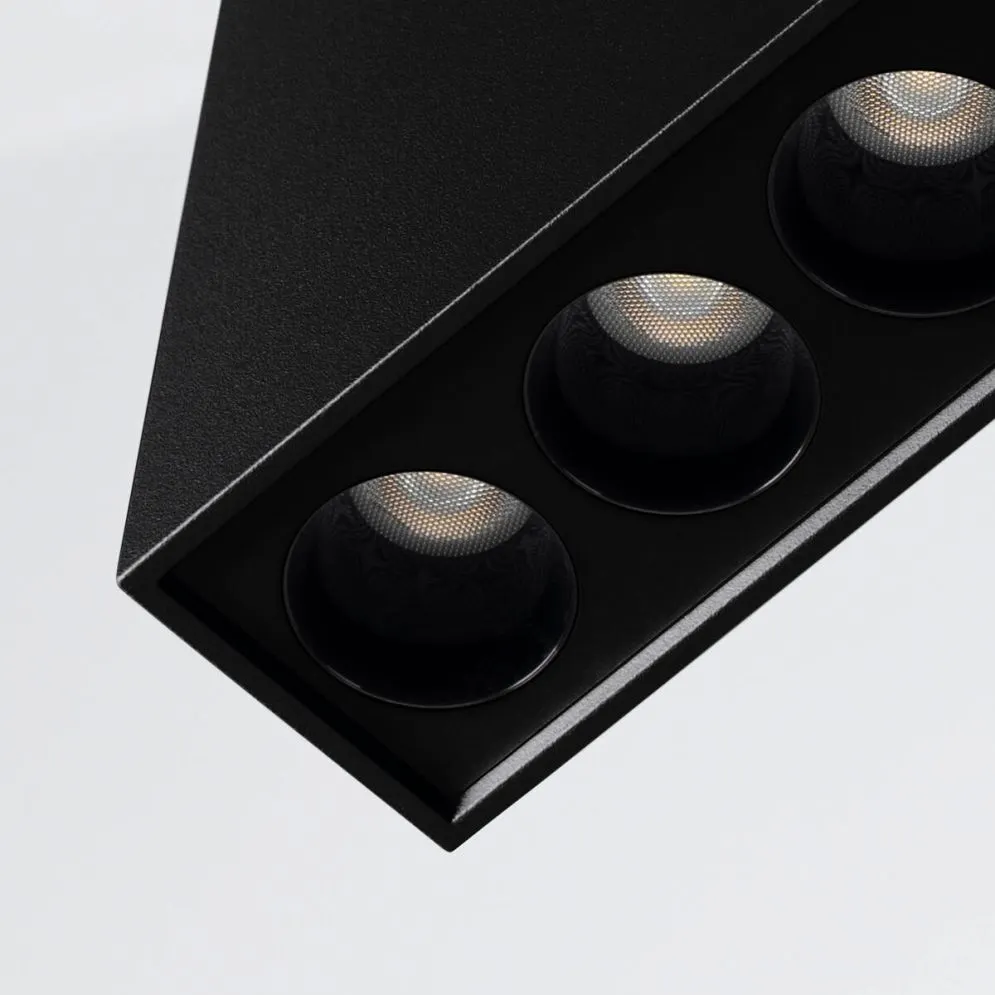 Plafon SOLE czarny LED | sklep MIRAT kolekcja sole