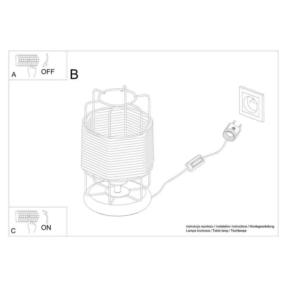 Lampa biurkowa GIZUR | sklep MIRAT kolekcja gizur