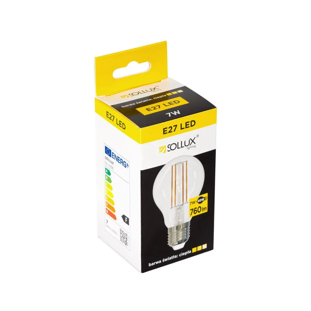 Żarówka LED E27 3000K 7W 760lm | sklep MIRAT  kolekcja Żarówka