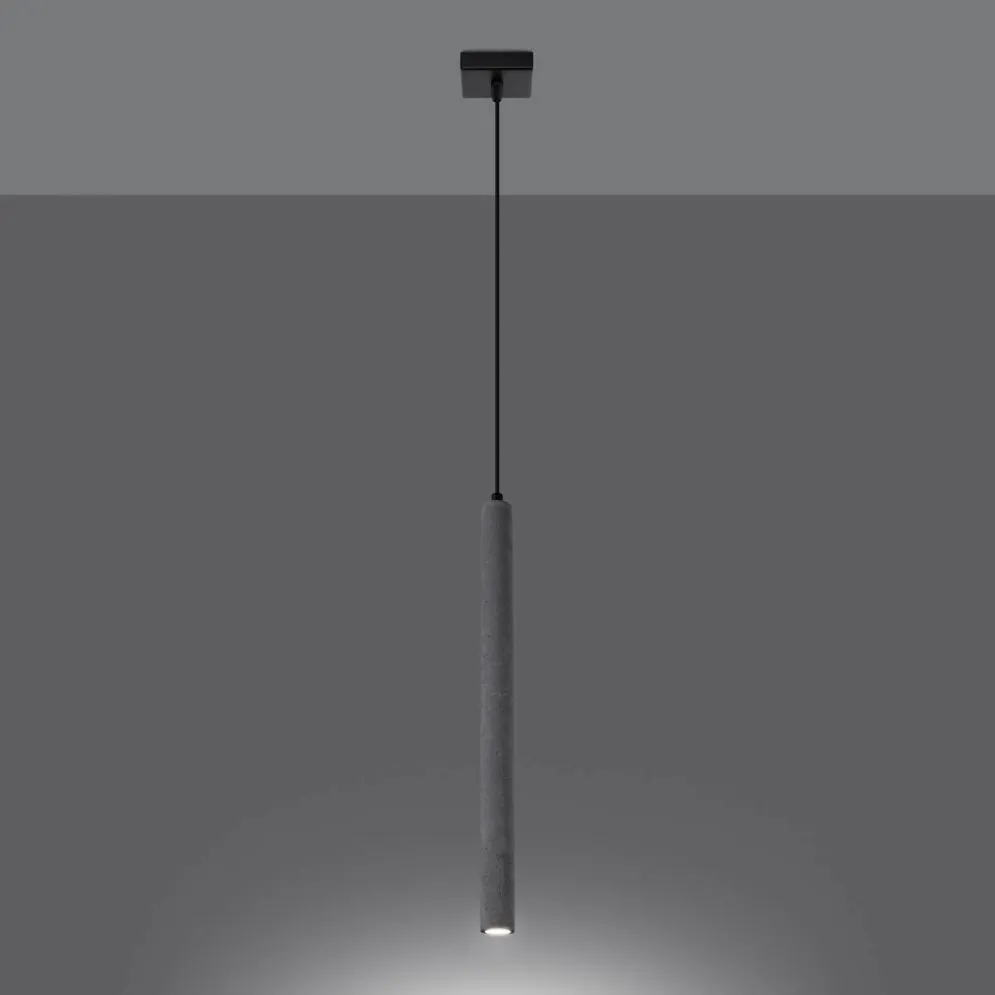 Lampa wisząca PASTELO 1 beton | sklep MIRAT kolekcja pastelo