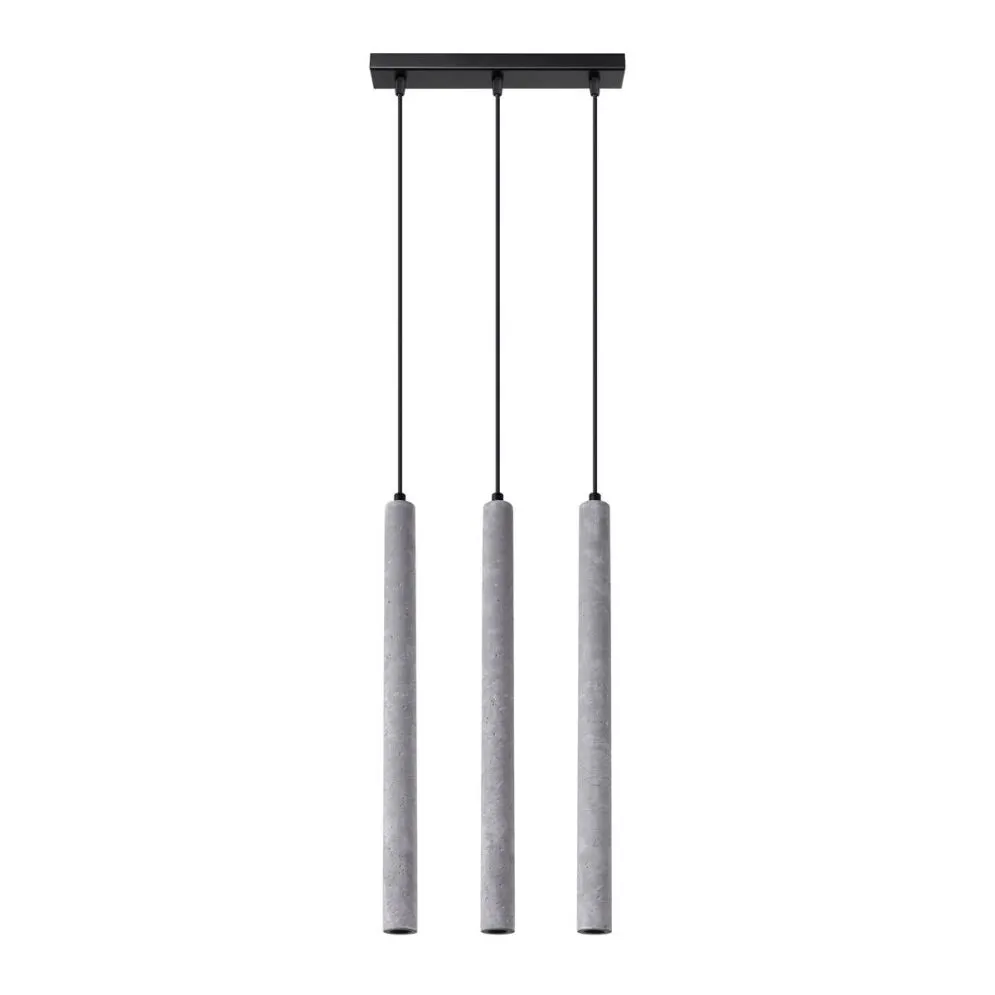 Lampa wisząca PASTELO 3L beton | sklep MIRAT kolekcja pastelo