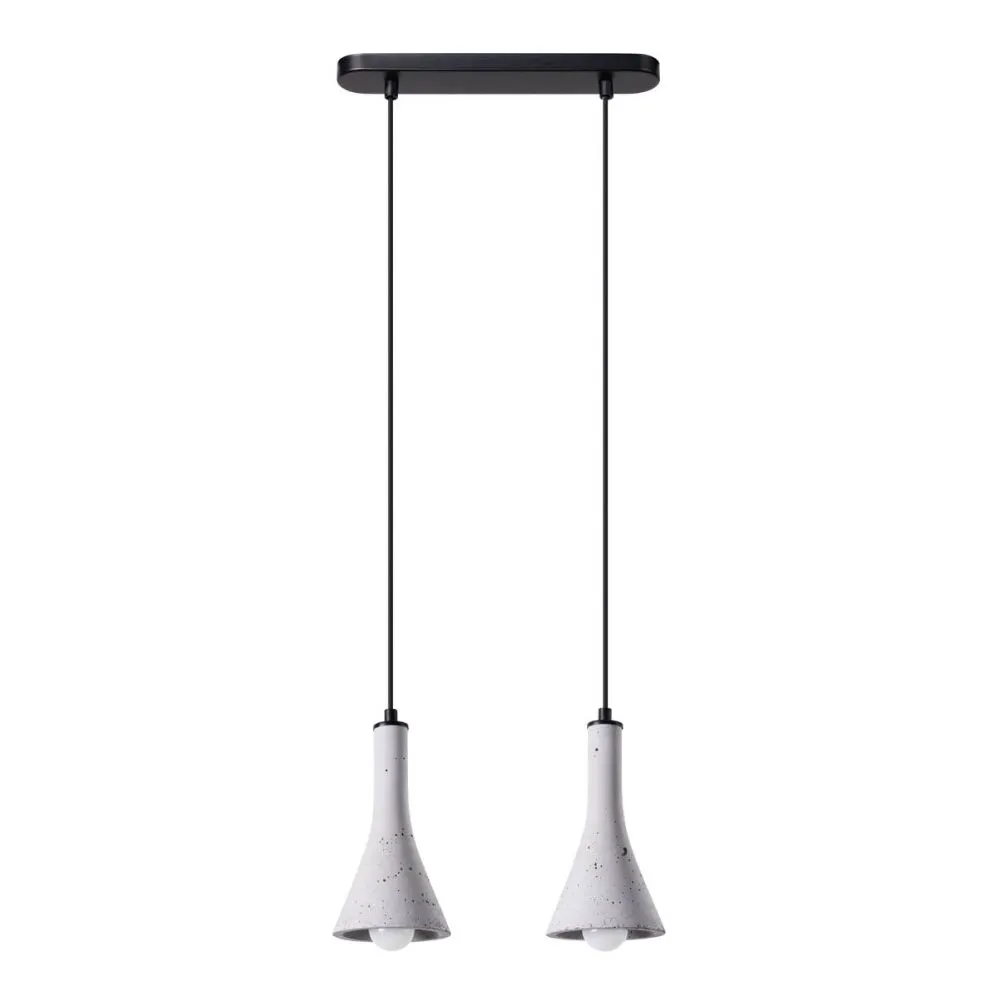 Lampa wisząca REA 2 beton | sklep MIRAT kolekcja rea