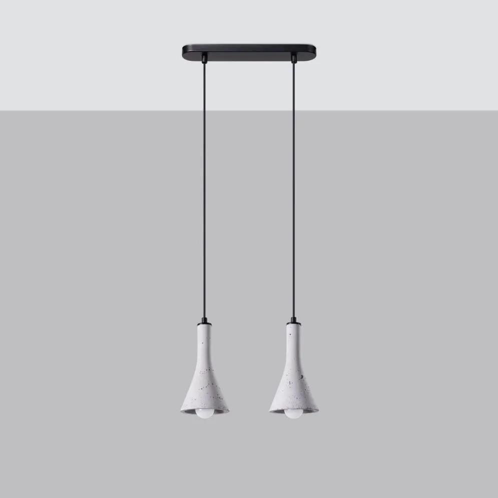 Lampa wisząca REA 2 beton | sklep MIRAT kolekcja rea