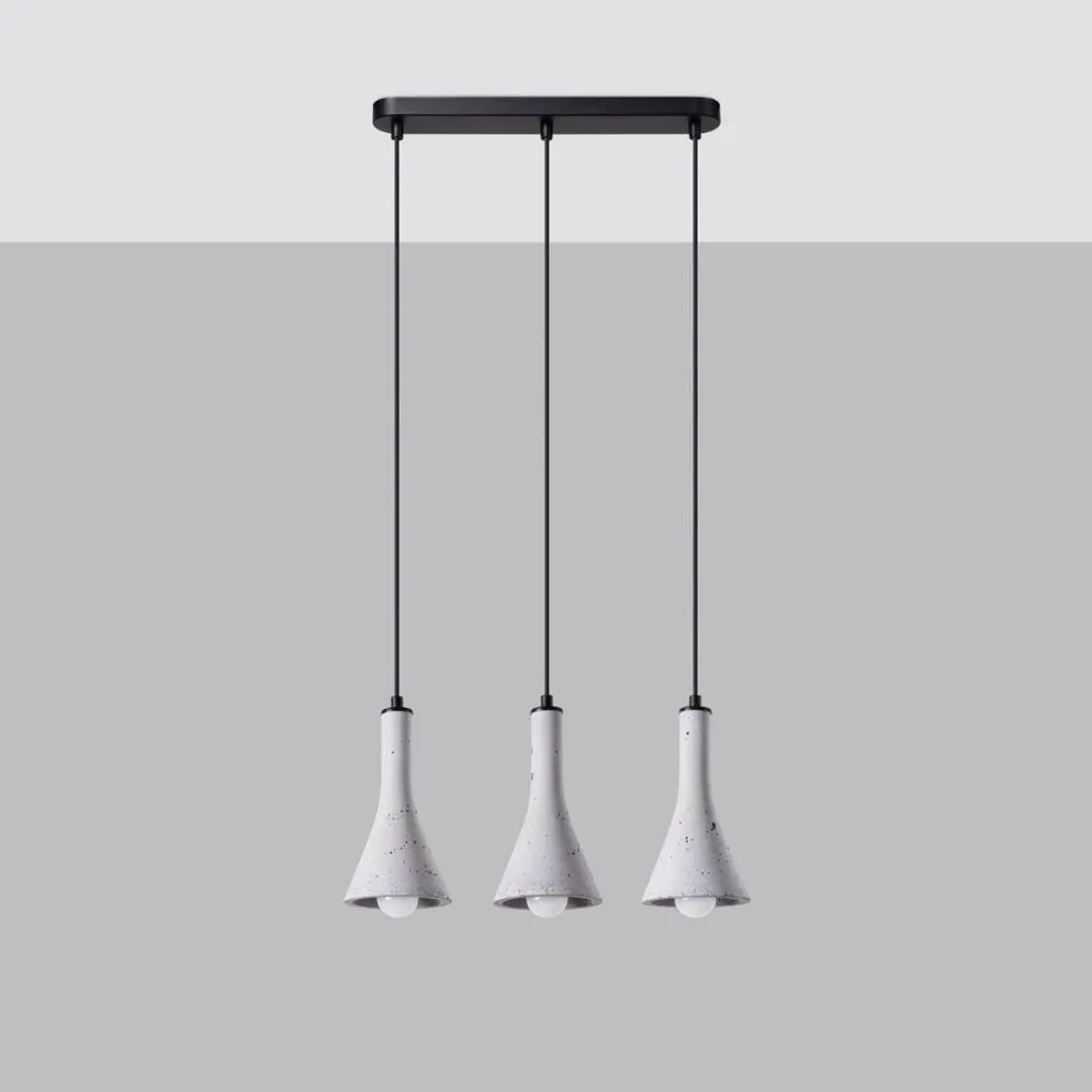 Lampa wisząca REA 3L beton | sklep MIRAT kolekcja rea