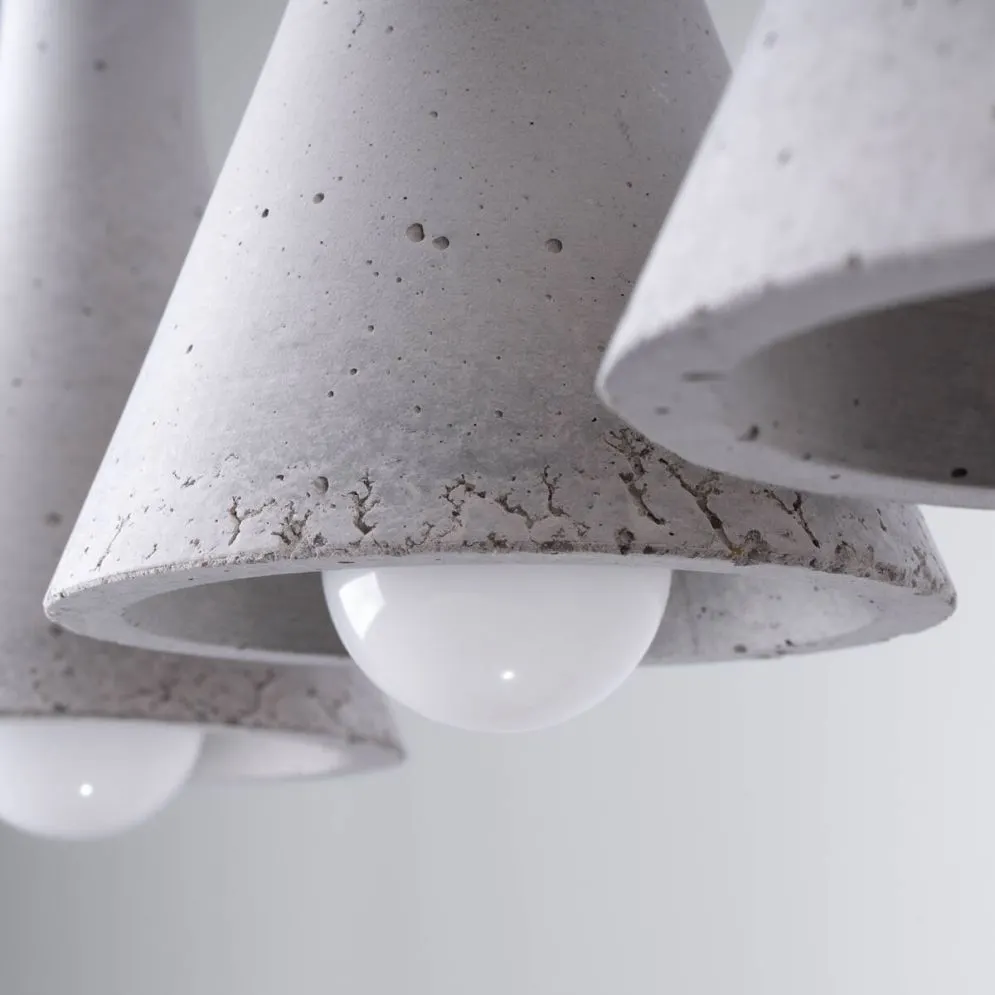 Lampa wisząca REA 3L beton | sklep MIRAT kolekcja rea