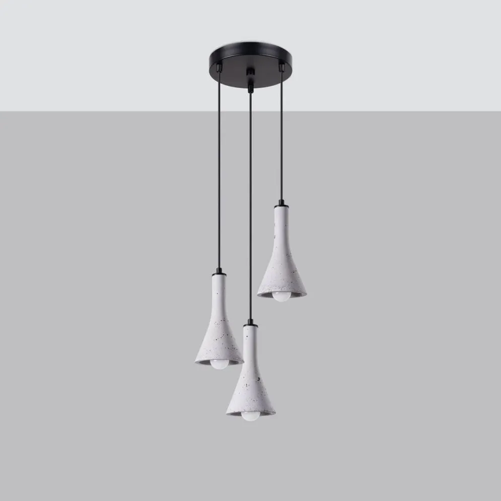 Lampa wisząca REA 3P beton | sklep MIRAT kolekcja rea