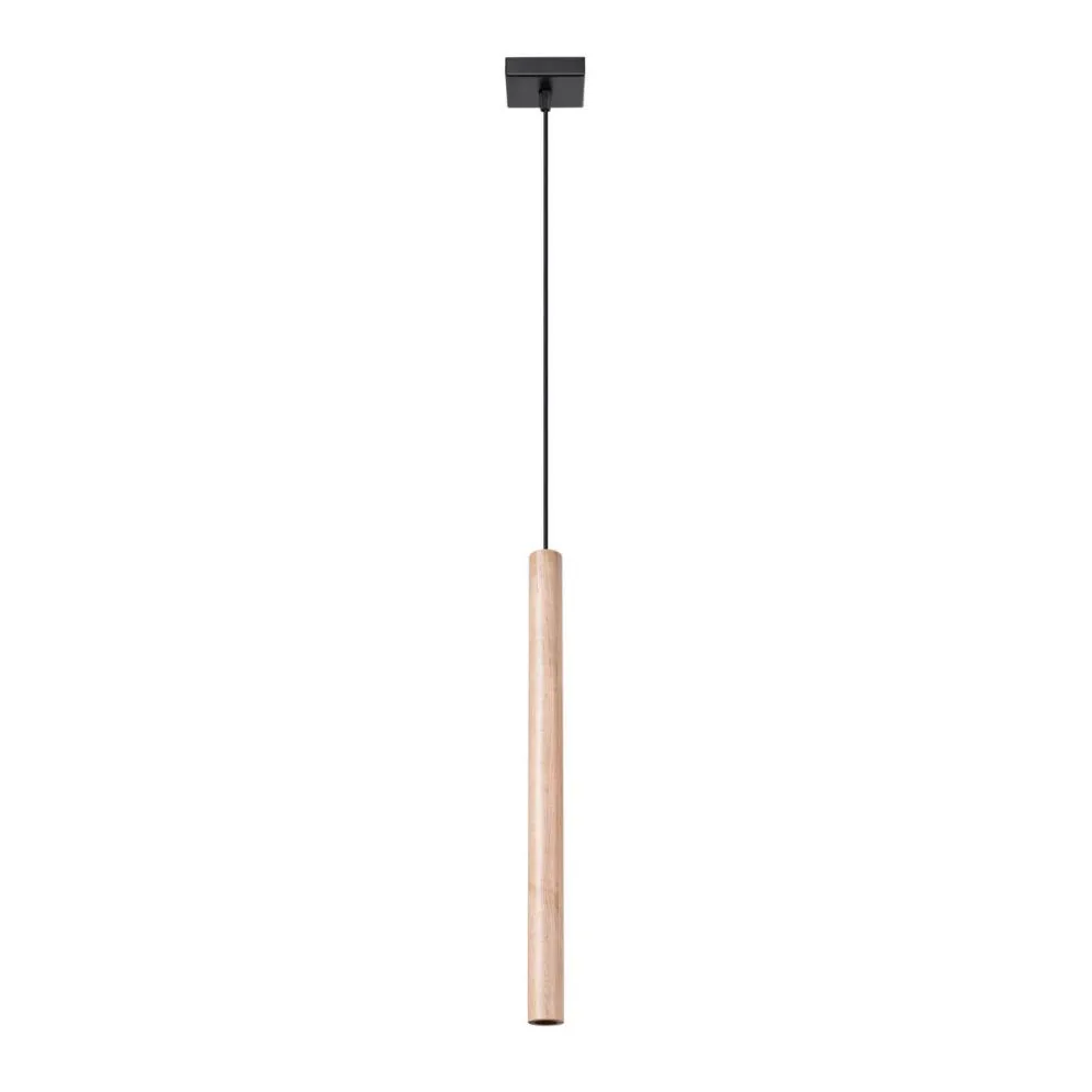 Lampa wisząca PASTELO 1 drewno | sklep MIRAT kolekcja pastelo