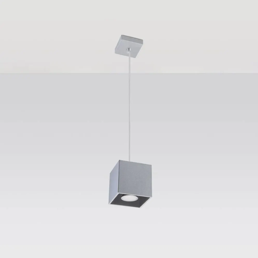 Lampa wisząca QUAD 1 szary | sklep MIRAT kolekcja quad