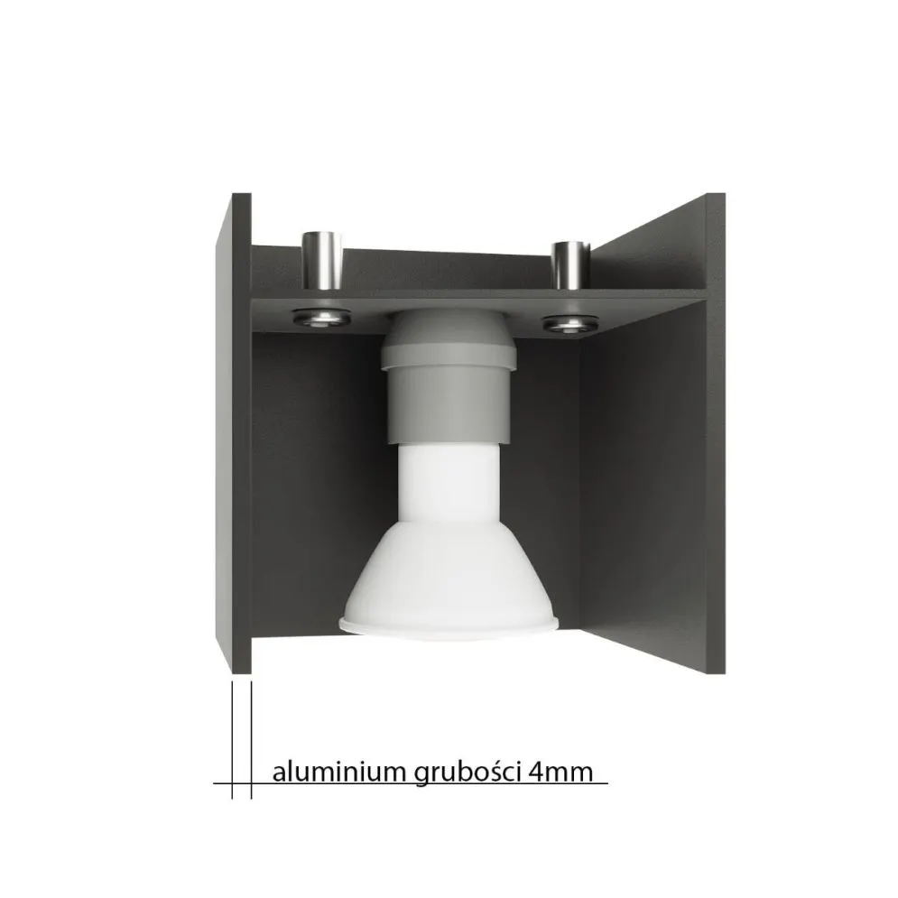 Lampa wisząca QUAD 1 szary | sklep MIRAT kolekcja quad