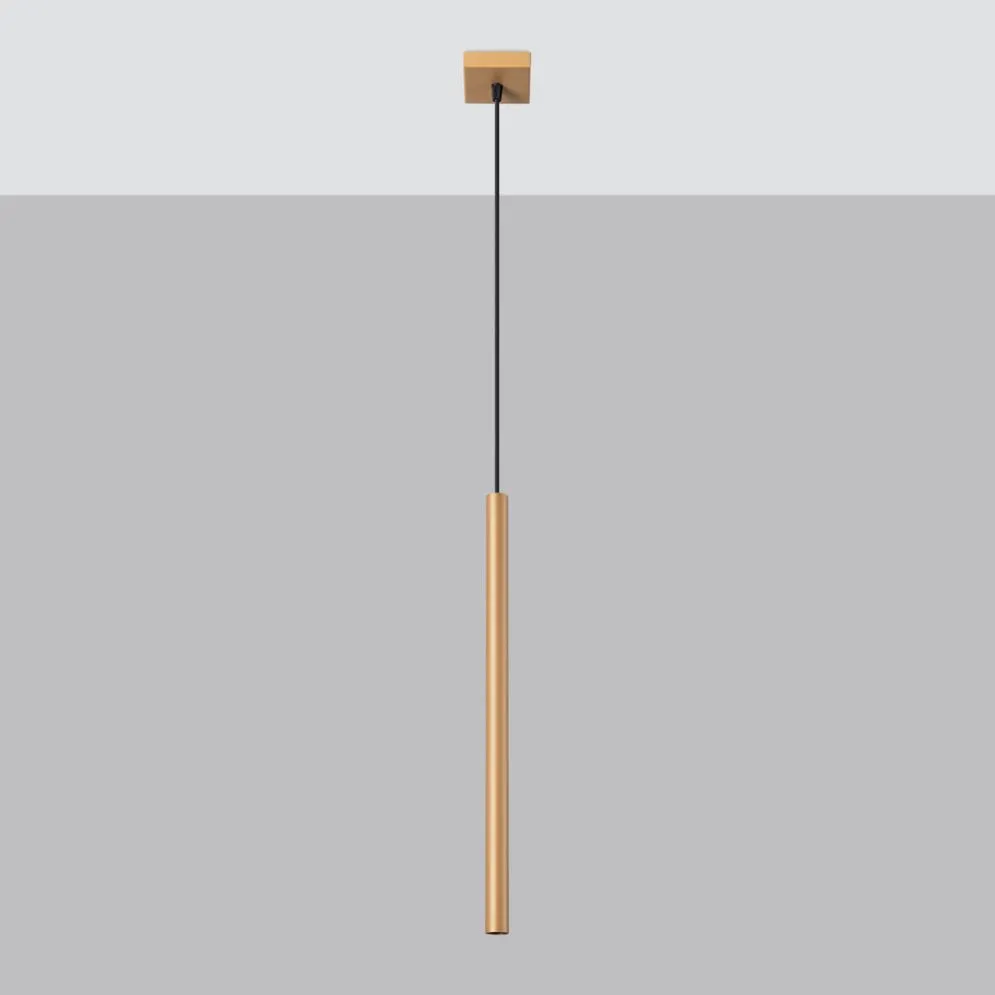 Lampa wisząca PASTELO 1 złota | sklep MIRAT kolekcja pastelo