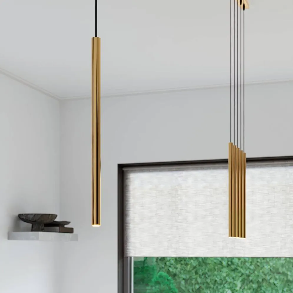 Lampa wisząca PASTELO 5P złota | sklep MIRAT kolekcja pastelo