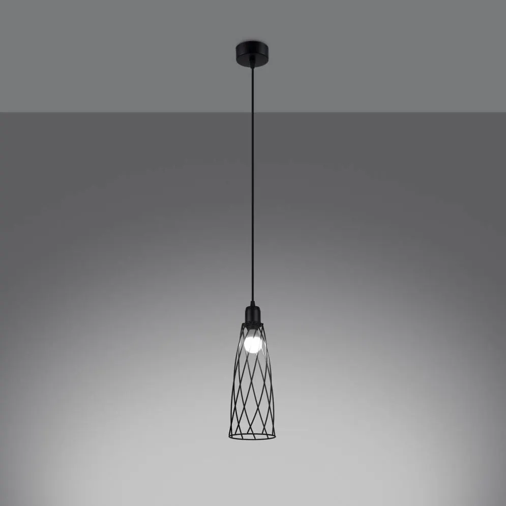 Lampa wisząca SUBA 1 czarna | sklep MIRAT  kolekcja suba