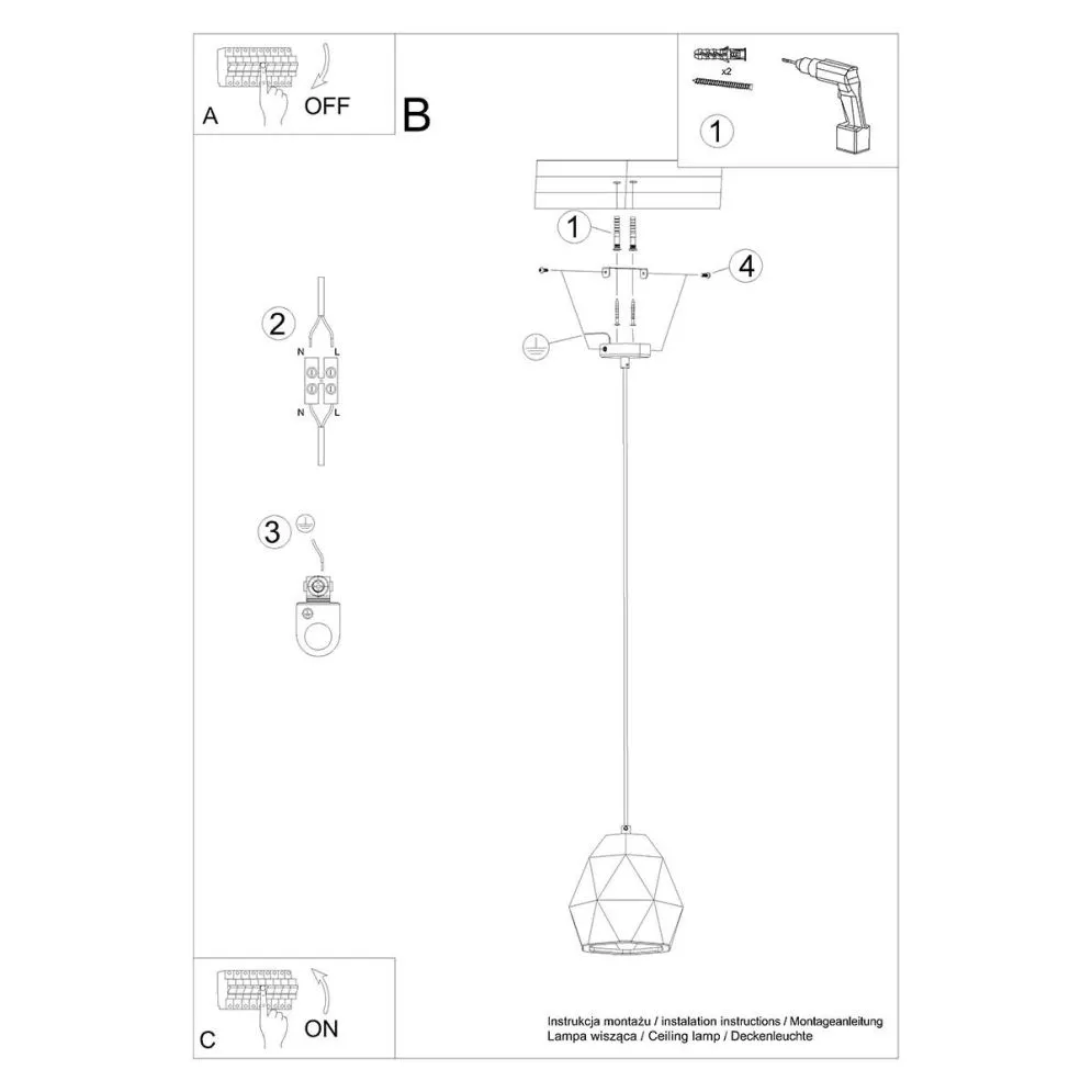 Lampa wisząca ceramiczna MINT | sklep MIRAT kolekcja mint