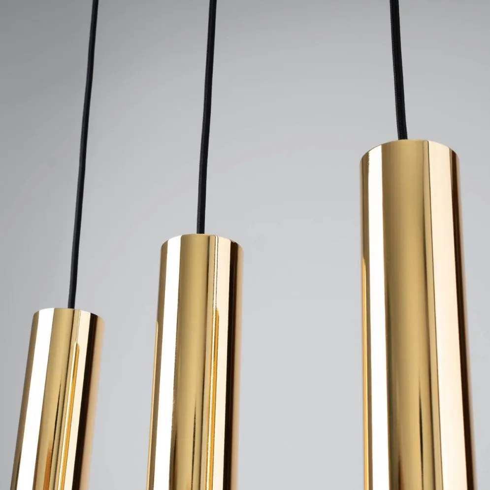 Lampa Wisząca LAGOS 3 złoty połysk | sklep MIRAT kolekcja lagos