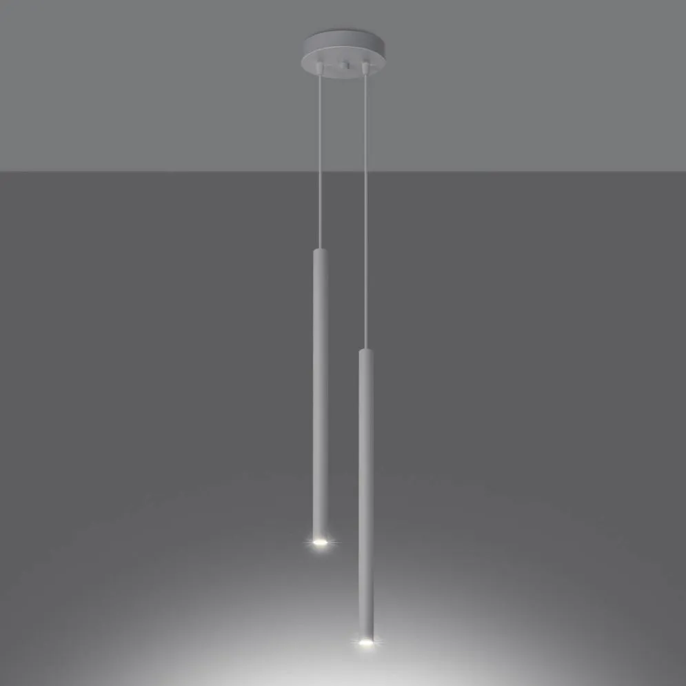 Lampa wisząca PASTELO 2 biała | sklep MIRAT kolekcja pastelo