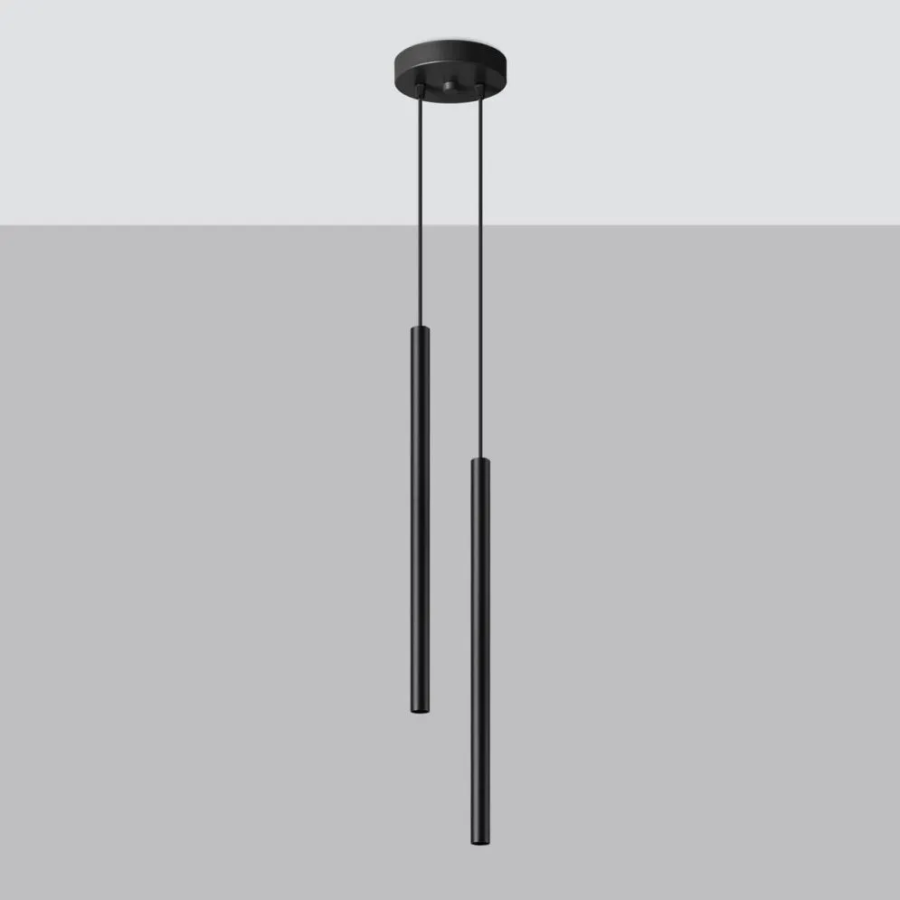 Lampa wisząca PASTELO 2 czarna | sklep MIRAT kolekcja pastelo