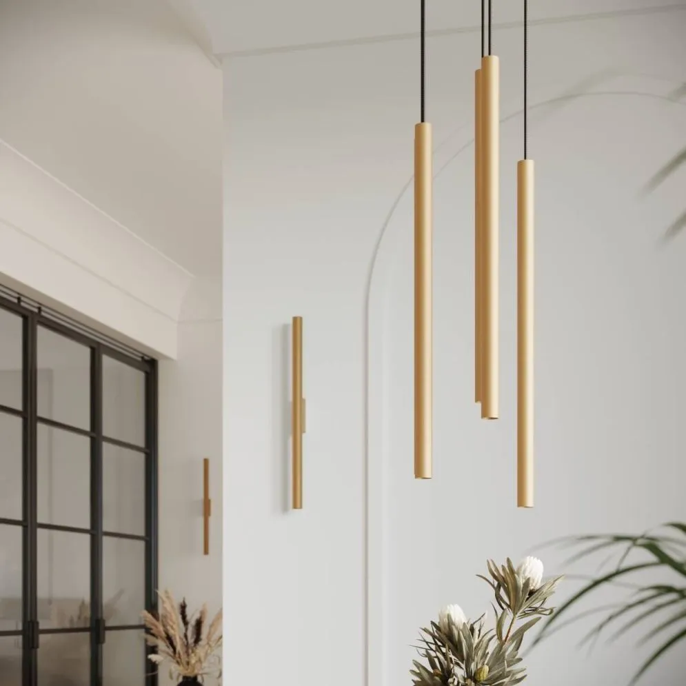 Lampa wisząca PASTELO 2 złota | sklep MIRAT kolekcja pastelo