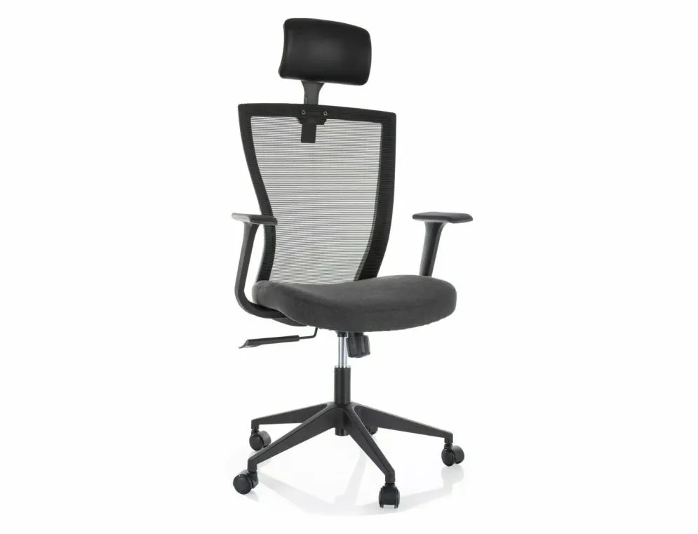 Fotel biurowy Q-328H czarny z mechanizmem MULTIBLOCK I sklep meblowy MIRAT.
