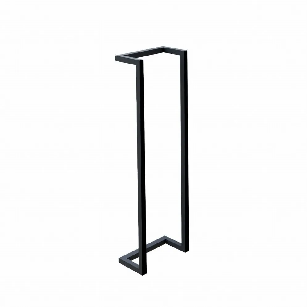 Wieszak na ręczniki HM-03 czarny metalowy wiszący | MIRAT. styl LOFT