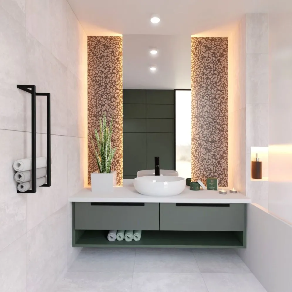 Wieszak na ręczniki HM-01 czarny metalowy wiszący | MIRAT. styl LOFT