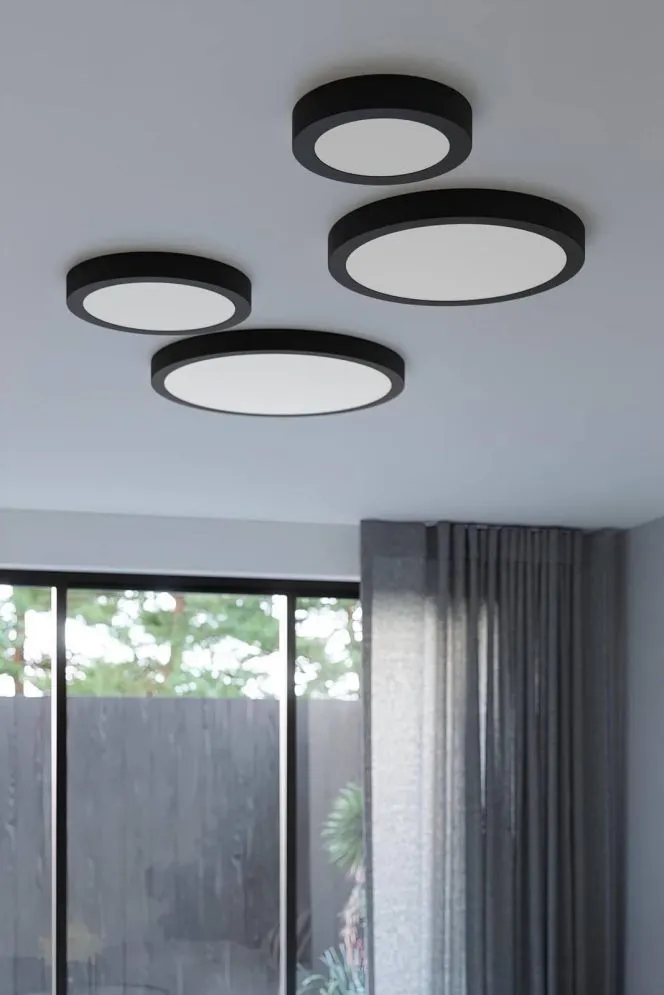Plafon ONYX 30 czarny LED 3000K | sklep MIRAT  kolekcja onyx