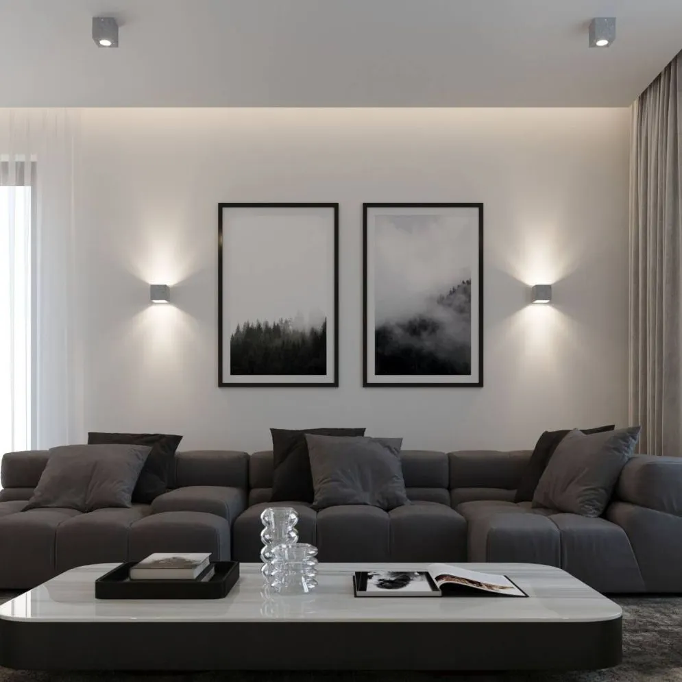 Kinkiet QUAD beton | sklep MIRAT kolekcja quad