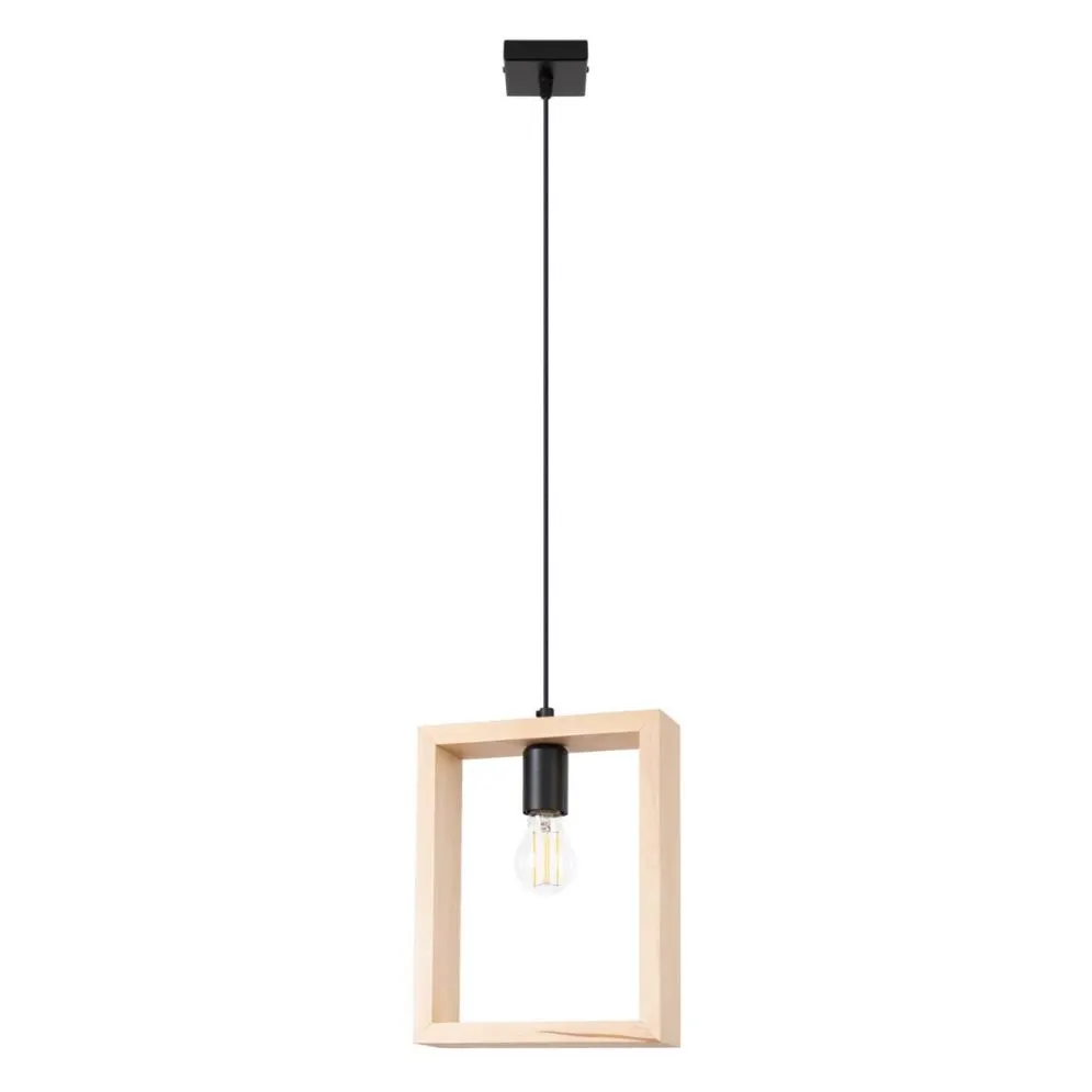 Lampa wisząca ARIES naturalne drewno | sklep MIRAT kolekcja aries