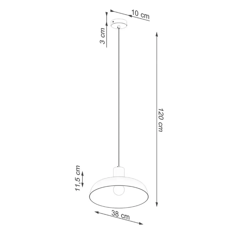 Lampa wisząca INDY czarna | sklep MIRAT kolekcja indy